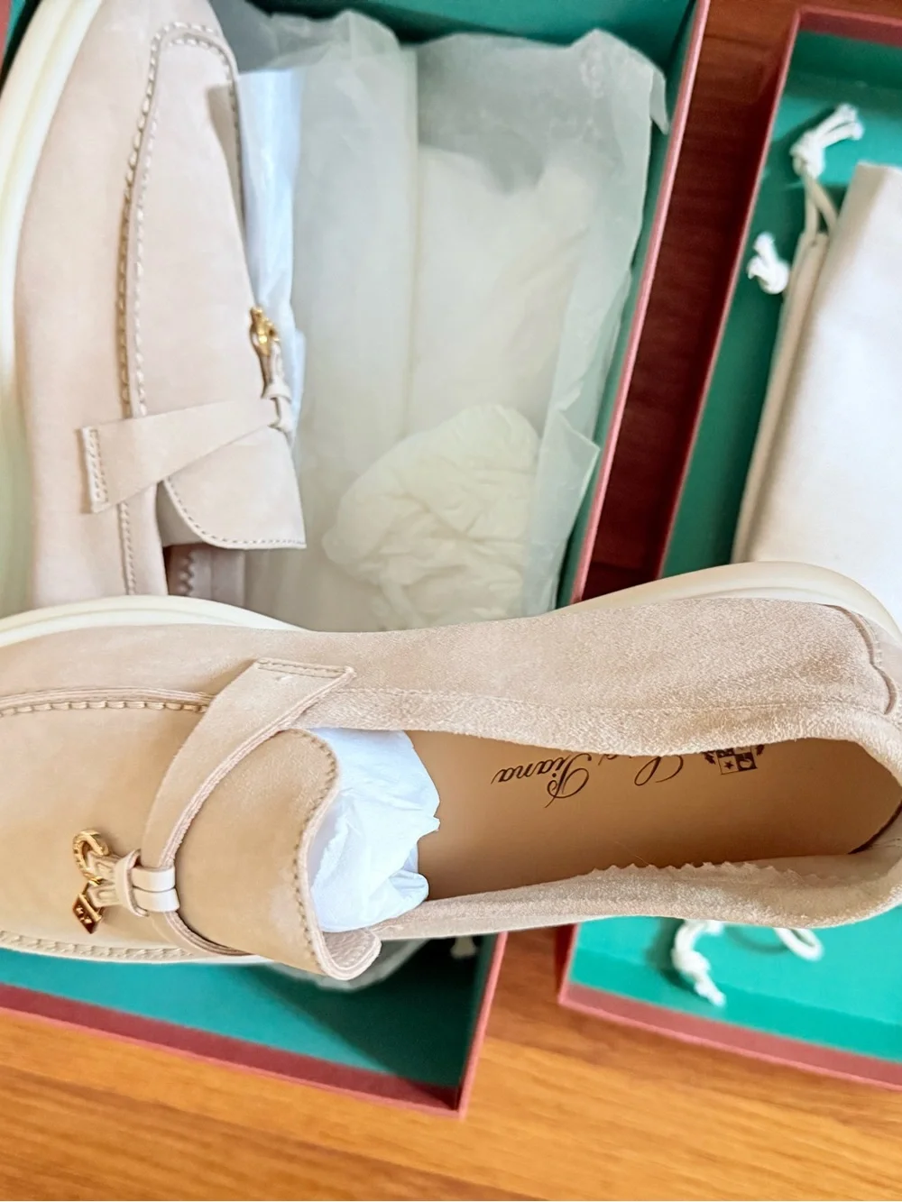 Loro Piana Summer Charms in Sandstone size 39.5 - Picture 4 of 7